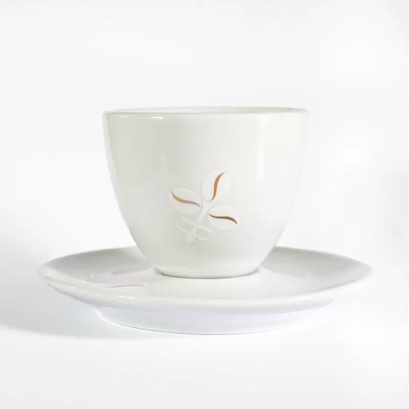 Set de 6 tasses à café cappuccino + sous-tasses siglée Pfaff photo numéro 1