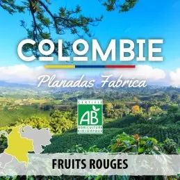 Colombie BIO - Fabrica Planadas Nature - café en grain | Fruits rouges