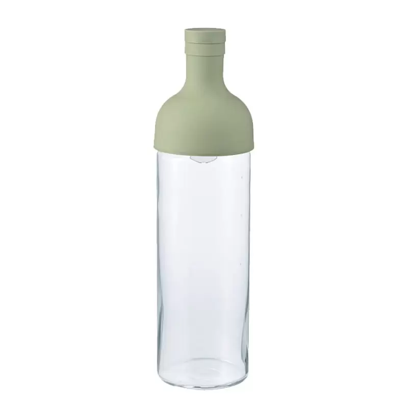 Bouteille Vert Pastel en verre avec filtre à thé - 750ml-6487