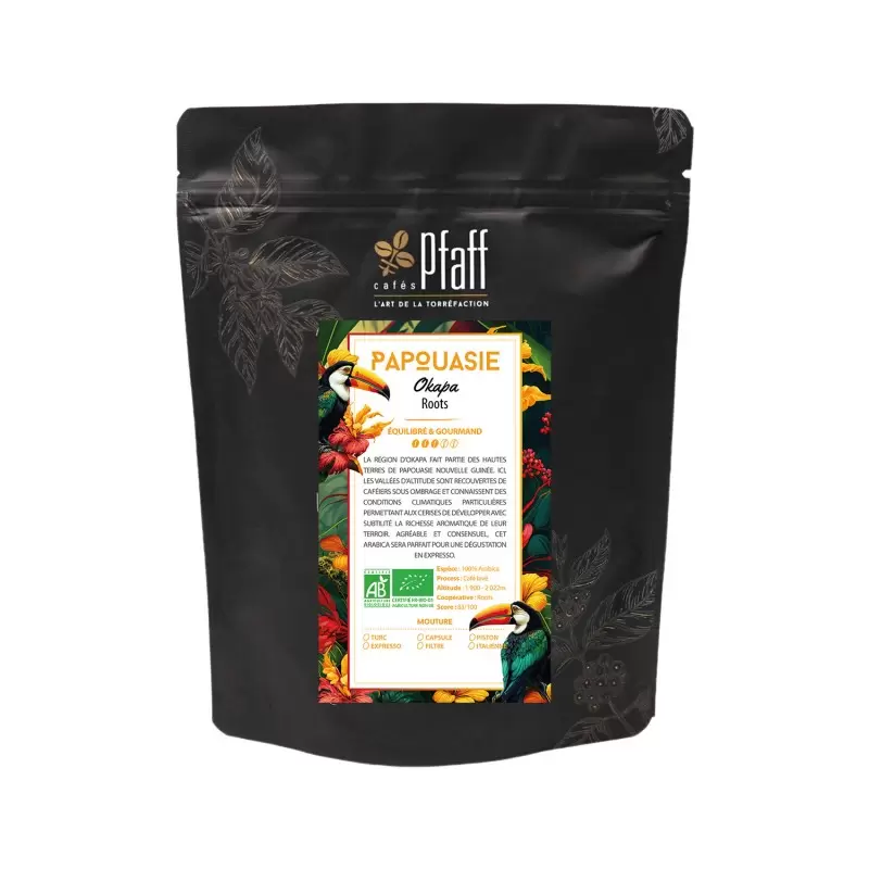 Papouasie - Okapa Roots BIO - café en grain | 250g