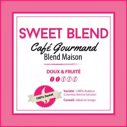 Sweet Blend - Blend Maison - café en grain | Doux & Fruité